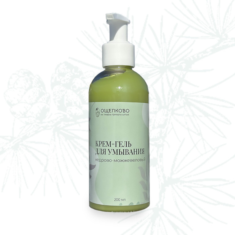 Крем-гель для умывания Кедрово-Можжевеловый