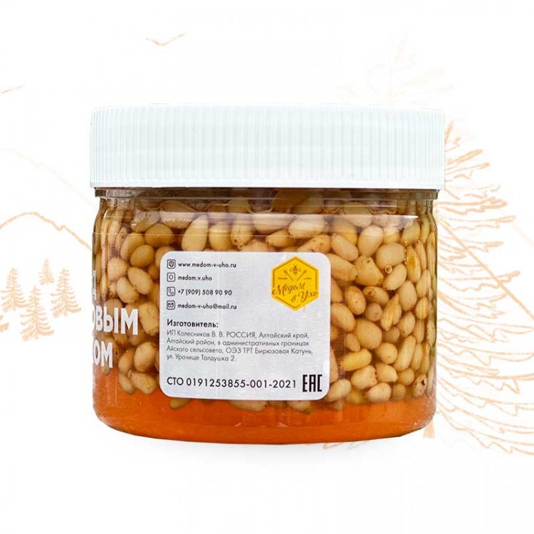 Мёд с кедровым орехом