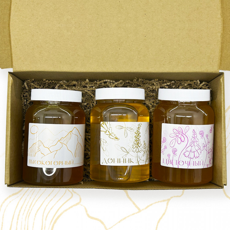 Медовая коллекция Светлая 3Х1л.