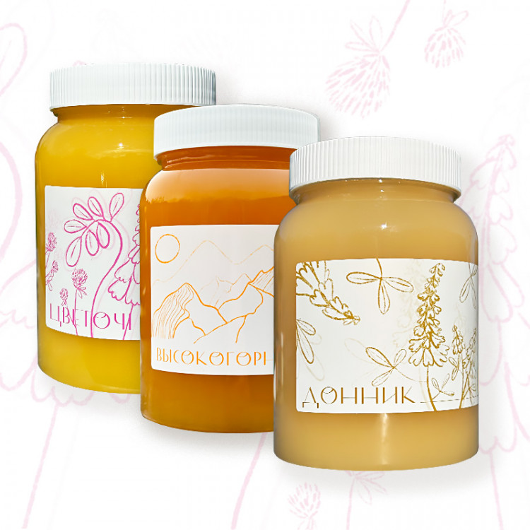 Медовая коллекция Светлая 3Х1л.