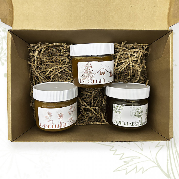 Медовая коллекция Темная 3х250мл.